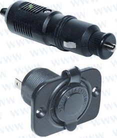 12V DC PLUG AND DASH SOCKET (PN 1010 AND