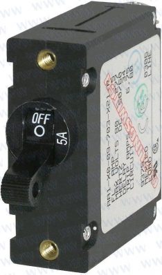 MAGNETIC CIRCUIT BREAKER 50 A. BLACK