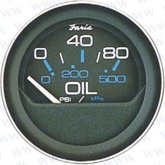 OIL PRESSURE GAUGE 80 PSI