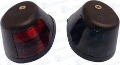 PAIR HORIZONTAL NAV.LIGHTS BLACK-LED