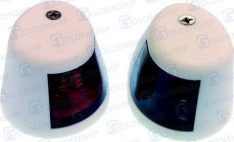 PAIR HORIZONTAL NAV.LIGHTS WHITE/LED