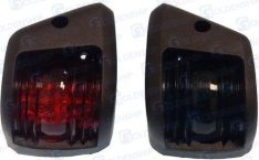 PAIR VERTICAL NAV.LIGHTS BLACK - LED