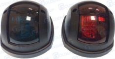 PAIR VERTICAL NAV.LIGHTS BLACK - LED