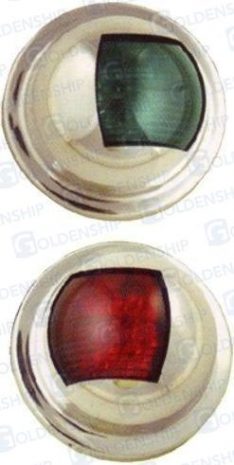 PAIR VERTICAL NAVIGATION LIGHTS 304 SS L