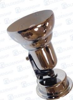 BULKHEAD LIGHT CHROME PLATED BRASS