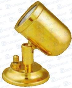 BULKHEAD LIGHT BRASS