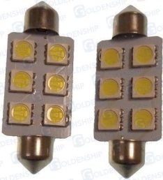 BULB FESTOON 6LED 1,3W 10/30V (PACK 2)