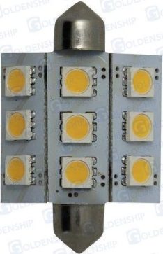 BULB FESTOON 9LED 2W 10/30V