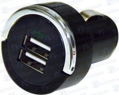 SOCKET 12/24 V 2 USB CHARGER 5V 3.4A