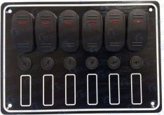 6 GANG WATERPROOF SWITCH PANEL