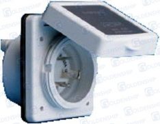 POLYCARBONATE SOCKET 16A 220V