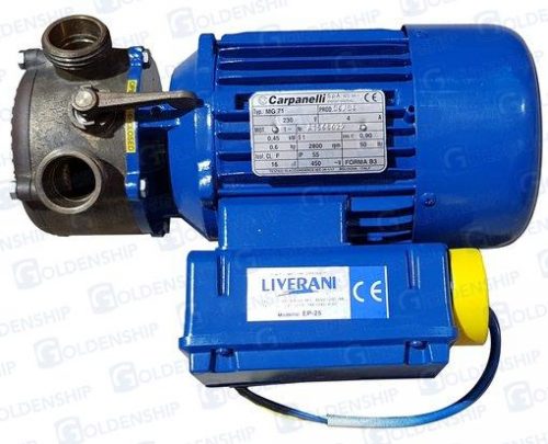 ELECTRIC PUMP 220V. 25MM BY-PASS