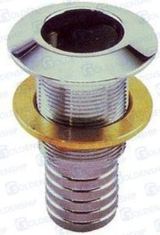 BRASS THRUHULL 3/8"