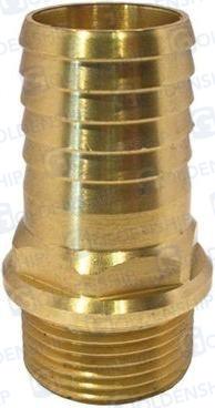 BRASS MALE HOSE CONNECTOR 1" X 32 MM