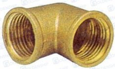 BRASS ELBOW H/H 1/2" (PACK 2)