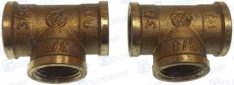 "T" BRASS H/H/H 3/8" (PACK 2)