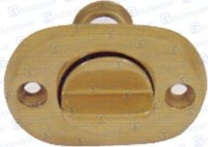 OVAL DRAIN PLUG BRASS 54 MM