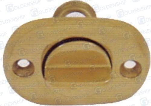 OVAL DRAIN PLUG BRASS 64 MM