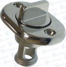 OVAL DRAIN PLUG SS-316 64 MM.