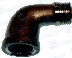 S.S. 90º ELBOW FEM/MALE 3/4"