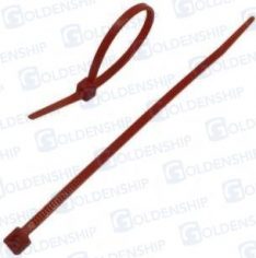 NYLON CABLE TIE 200X3,6 RED (PACK 100)