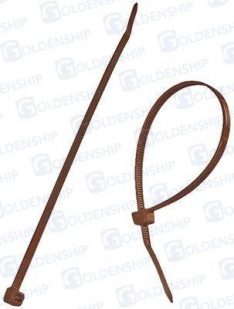 NYLON CABLE TIE 100X2,5 BROWN (PACK 100)