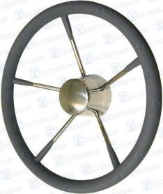 SS. STEERING WHEEL 15" WITH FOAM