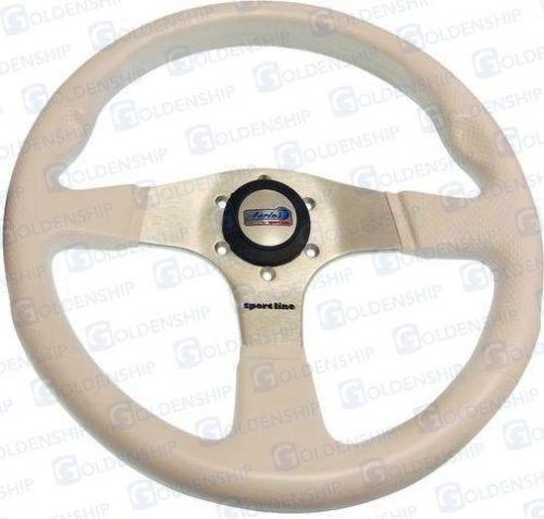 STEERING WHEEL ATLANTIC 350 MM. WHITE