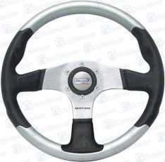 STEERING WHEEL COMBI 350MM BLACK