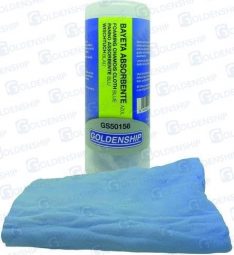 FOAMING CHAMOIS CLOTH 43*32*0,2CM BLUE