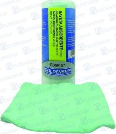 FOAMING CHAMOIS CLOTH 43*32*0,2CM GREEN