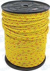 POLYESTER BRAIDED ROPE 2.5 MM. YELLOW