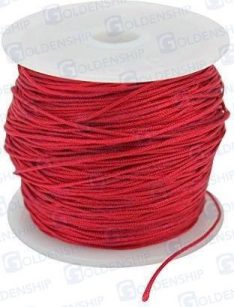 POLYESTER BRAIDED ROPE 2.5 MM. RED IBIZA