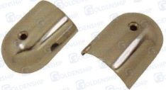 Pair RUB RAIL END CAP 57 mm