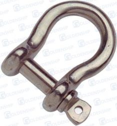 BOW SHACKLE AISI-316 4MM (PACK 2)