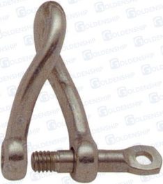 LONG TWIST SHACKLE AISI-316 5MM (PACK 2