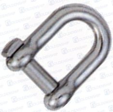 TRAWLING D SHACKLE, SCREW PIN 12MM (PACK