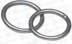 ROUND RING S.S BRIGHT POL 8X40 (PACK 2)