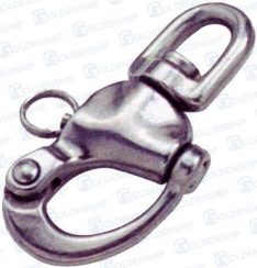 SWIVEL SNAP SHACKLE AISI-316 80 MM.