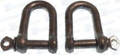 DEE SHACKLE HOT D. GALV. 6MM (PACK 2)