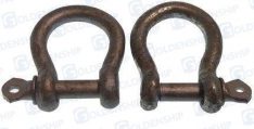 BOW SHACKLE HOT D. GALV. 6MM (PACK 2)