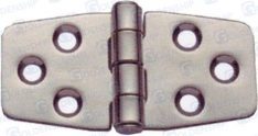 SS. DOOR HINGE 74*37 MM.