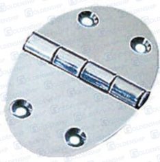 OVAL INOX HINGE 51X35 (PACK 2)