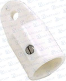 TOP CAP 7/8" NYLON WHITE (PACK 2)