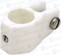 TOP SLIDE 3/4" NYLON WHITE (PACK 2)