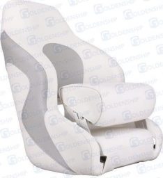 SPORT SEAT BOLSTER WHITE/GREY