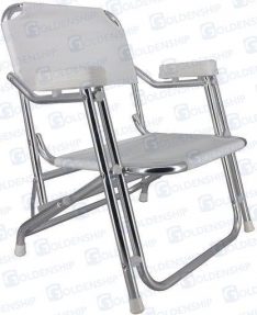 DECK FOLDING SEAT WHITE