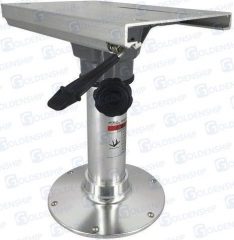 FIXED HEIGHT PEDESTAL W/SWIVEL & SLIDER