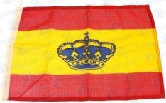 SPAIN FLAG WITH COAT OF ARMS 20*30