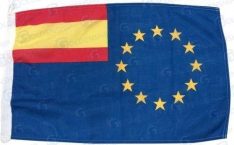 UNITED EUROPE/SPAIN FLAG 30X45